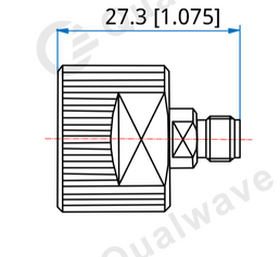 Адаптер радиочастотный QAM33-FF 431239